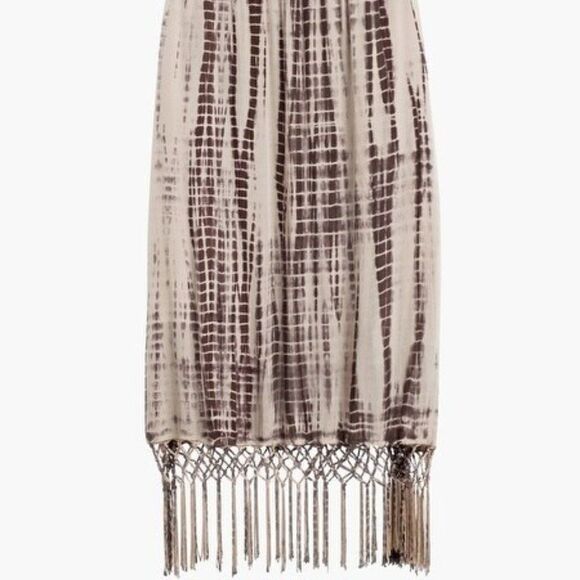 Chico's Tie-Dye Fringe Maxi Skirt - Picture 4 of 11